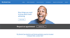 Desktop Screenshot of my-dentalcare.co.uk